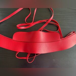 Pritch London Corset Belt Leather Rebel Red